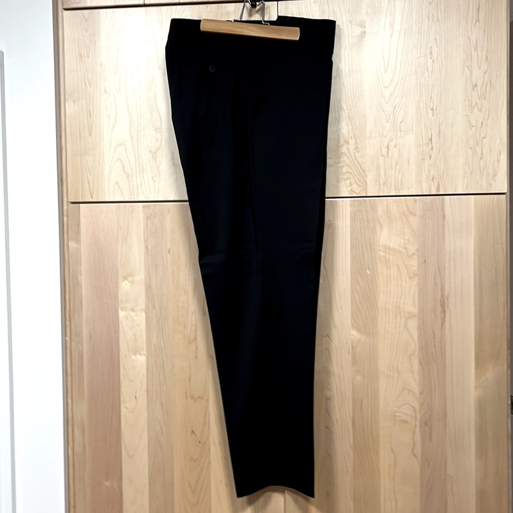 Men’s wool flat front dress slack